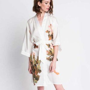 KIM + ONO PEONY & BUTTERFLY KIMONO ROBE